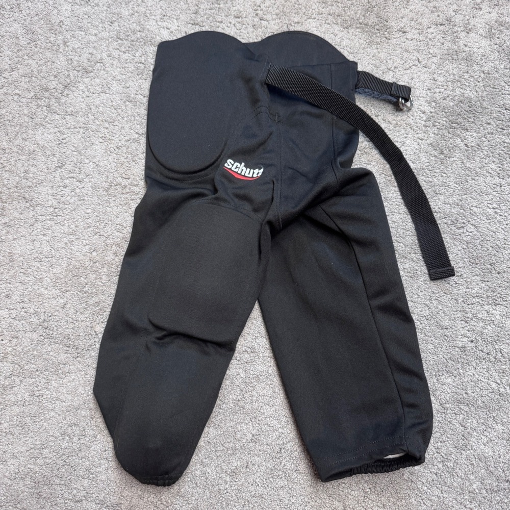 Schutt Youth Medium Black Football Pants Padded 7 Pads